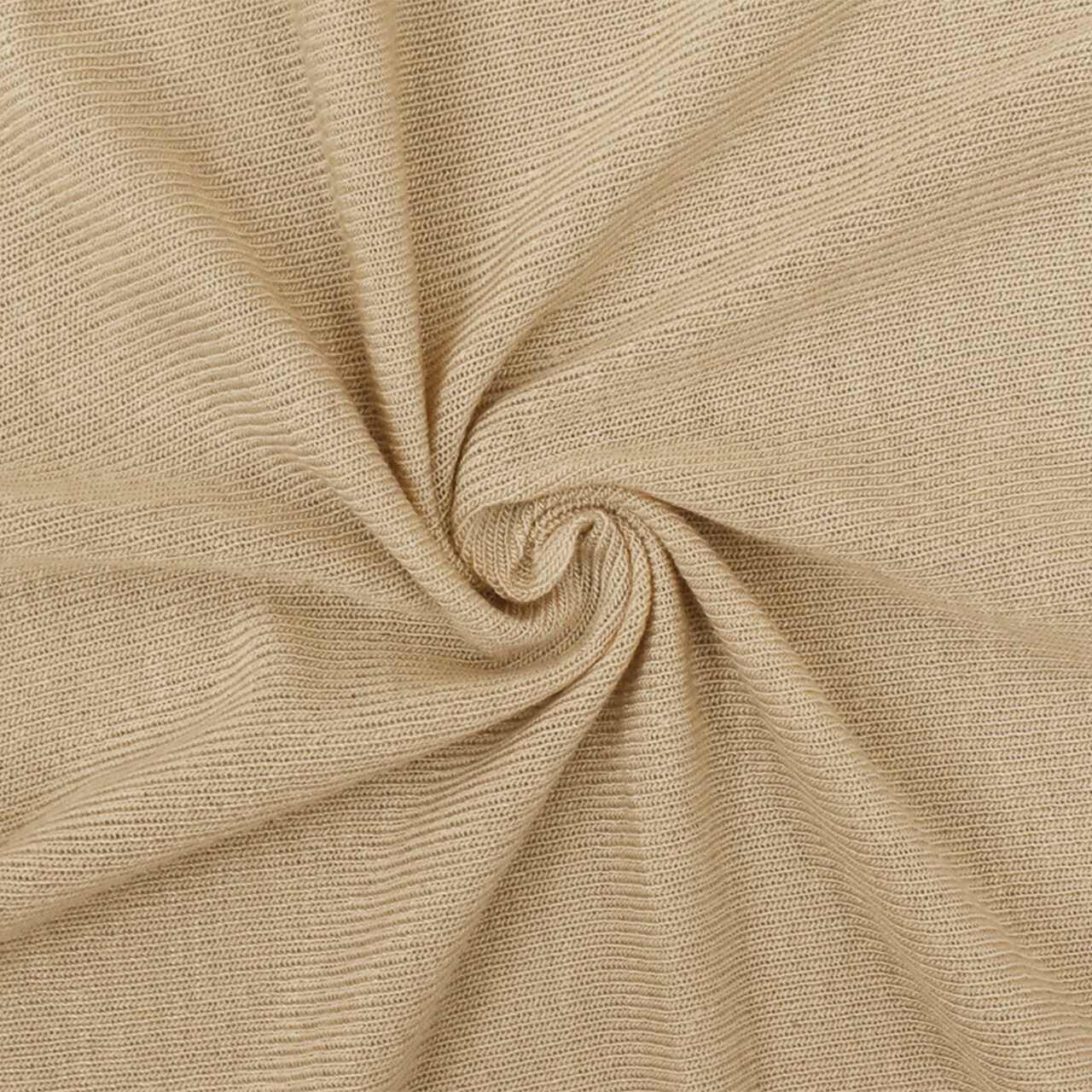 Beach Beige Solid Stretch Rayon Jersey Knit Fabric By the Yard